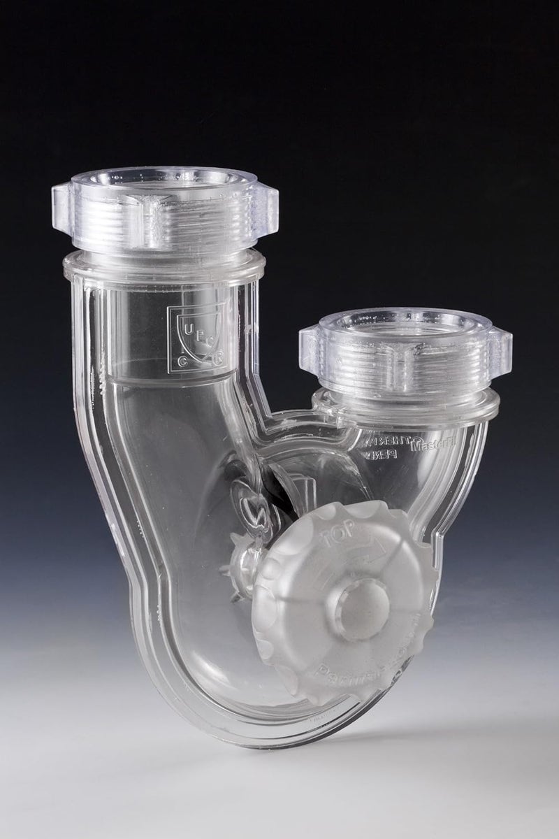 PermaFLOW PF WaterWorks PT5021 Never Clog Universal Transparent ABS P-Trap for Kitchen and Bath - Fits 1-1/2-Inch or 1-1/4-Inch - Image 5